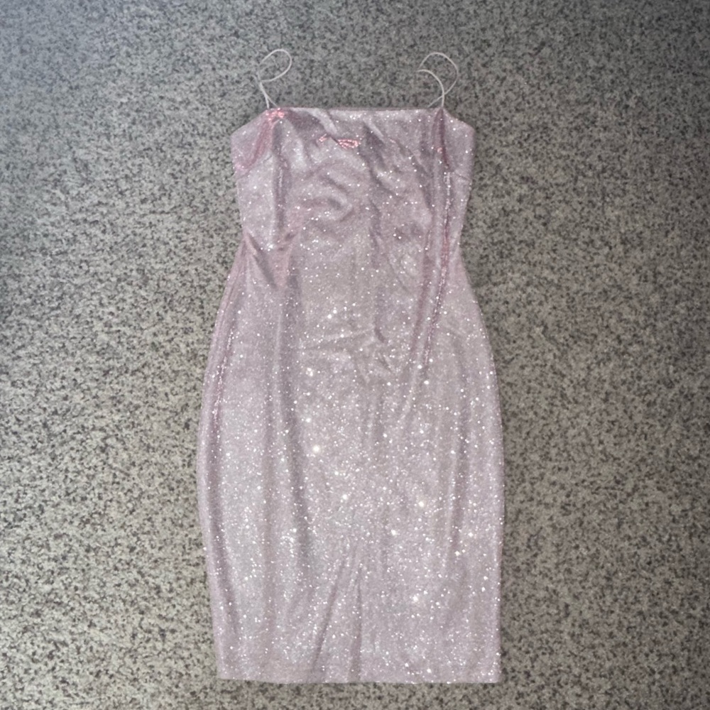 PINK SPARKLY DRESS - HOMECOMING